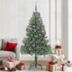 Vidaxl kerstboom met 300 led met standaard groen 210 cm pvc