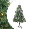 Albero di Natale VidaXL con 300 LED con PVC standard verde da 210 cm