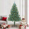 Vidaxl kerstboom met 300 led met standaard groen 210 cm pvc