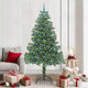 Vidaxl kerstboom met 300 led met standaard groen 210 cm pvc
