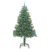 Vidaxl kerstboom met 300 led met standaard groen 210 cm pvc