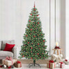 Vidaxl kerstboom met 300 led met standaard groen 240 cm pvc