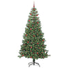 VidaXL Árbol de Navidad con 300 LED con PVC estándar verde 240 cm