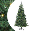Albero di Natale VidaXL con 300 LED con PVC standard verde da 240 cm