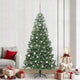 Albero di Natale VidaXL con 300 LED con PVC standard verde da 240 cm