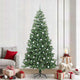 Albero di Natale VidaXL con 300 LED con PVC standard verde da 240 cm