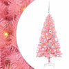 Albero di Natale VidaXL con 150 LED con PVC standard rosa da 120 cm