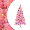 Vidaxl kerstboom met 150 led met standaard roze 120 cm pvc