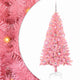 Vidaxl kerstboom met 150 led met standaard roze 150 cm pvc