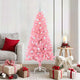 Vidaxl kerstboom met 150 led met standaard roze 150 cm pvc