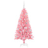Vidaxl kerstboom met 150 led met standaard roze 150 cm pvc