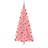 Albero di Natale VidaXL con 300 LED con PVC standard rosa da 180 cm