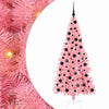 Vidaxl kerstboom met 300 led met standaard roze 180 cm pvc