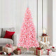 Albero di Natale VidaXL con 300 LED con PVC standard rosa da 180 cm