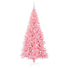 Albero di Natale VidaXL con 300 LED con PVC standard rosa da 180 cm