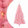 Vidaxl kerstboom met 300 led met standaard roze 180 cm pvc