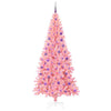 Albero di Natale VidaXL con 300 LED con PVC standard rosa da 180 cm