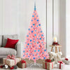 Albero di Natale VidaXL con 300 LED con PVC standard rosa da 180 cm