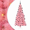 Vidaxl kerstboom met 300 led met standaard roze 210 cm pvc