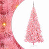 Vidaxl kerstboom met 300 led met standaard roze 210 cm pvc