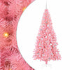 Vidaxl kerstboom met 300 led met standaard roze 210 cm pvc