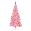 Vidaxl kerstboom met 300 led met standaard roze 210 cm pvc