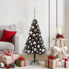 Vidaxl kerstboom met 150 led met standaard zwart 120 cm pvc