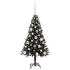Vidaxl kerstboom met 150 led met standaard zwart 120 cm pvc