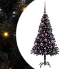 Vidaxl kerstboom met 150 led met standaard zwart 120 cm pvc