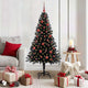 Albero di Natale Vidaxx con 150 LED con PVC standard nero da 150 cm