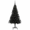 Vidaxl kerstboom met 150 led met standaard zwart 150 cm pvc