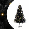 Vidaxl kerstboom met 150 led met standaard zwart 150 cm pvc