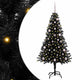 Albero di Natale Vidaxx con 150 LED con PVC standard nero da 150 cm