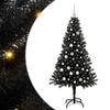 Albero di Natale Vidaxx con 150 LED con PVC standard nero da 150 cm