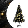 Albero di Natale Vidaxx con 150 LED con PVC standard nero da 150 cm