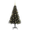 Albero di Natale Vidaxx con 150 LED con PVC standard nero da 150 cm