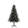 Albero di Natale Vidaxx con 150 LED con PVC standard nero da 150 cm