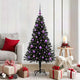 Vidaxl kerstboom met 150 led met standaard zwart 150 cm pvc