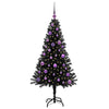 Albero di Natale Vidaxx con 150 LED con PVC standard nero da 150 cm