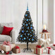 Albero di Natale Vidaxx con 150 LED con PVC standard nero da 150 cm