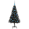 Albero di Natale Vidaxx con 150 LED con PVC standard nero da 150 cm