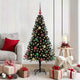 Vidaxl kerstboom met 150 led met standaard zwart 150 cm pvc