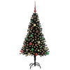 Árbol de Navidad vidaxx con 150 LED con PVC estándar negro de 150 cm