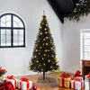 Vidaxl kerstboom met 300 led met standaard zwart 180 cm pvc