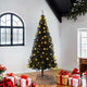 Vidaxl kerstboom met 300 led met standaard zwart 180 cm pvc