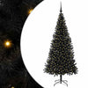 Vidaxl kerstboom met 300 led met standaard zwart 180 cm pvc