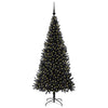 Vidaxl kerstboom met 300 led met standaard zwart 180 cm pvc