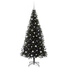 Vidaxl kerstboom met 300 led met standaard zwart 180 cm pvc