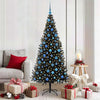 Vidaxl kerstboom met 300 led met standaard zwart 180 cm pvc