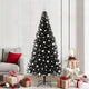 Vidaxl kerstboom met 300 led met standaard zwart 210 cm pvc